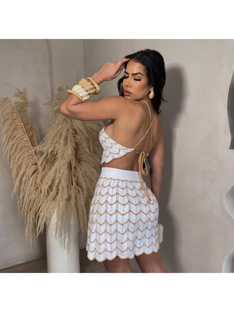 SUNSET THREADS CROCHET SKIRT SET